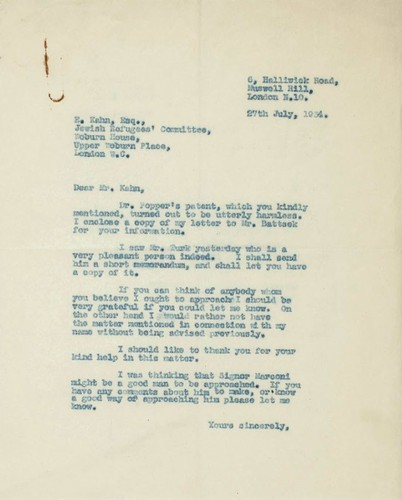 K- miscellaneous - Correspondence