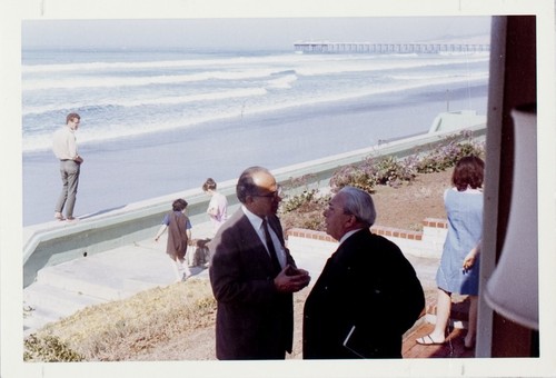 Leo Szilard and Jonas Salk at La Jolla – 2