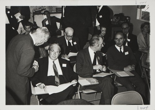 Leo Szilard at Salk Institute Fellows Meeting - 1