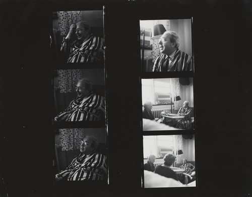 Leo Szilard at Memorial Hospital, New York: proof sheet - 10