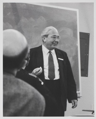 Leo Szilard at Salk Institute Fellows Meeting - 13