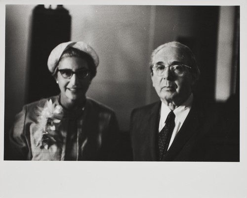 Leo and Gertrud Weiss Szilard at Atoms for Peace Award