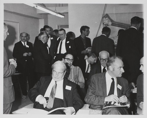 Leo Szilard at Salk Institute Fellows Meeting - 16