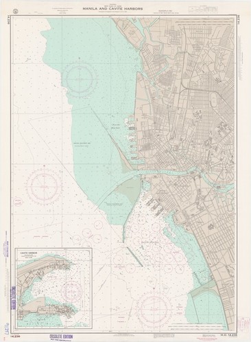 Philippines : west coast of Luzon : Manila and Cavite Harbors