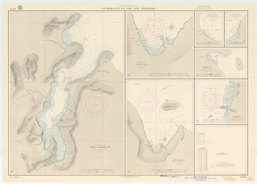 South Pacific Ocean : anchorages in the New Hebrides