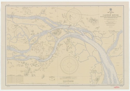 Asia : China : Chu Kiang or Canton River : Second Bar Pagoda to Whampoa Channel and to Changshan Island