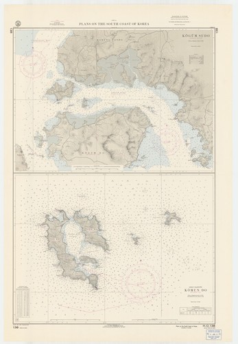 Asia : plans on the south coast of Korea