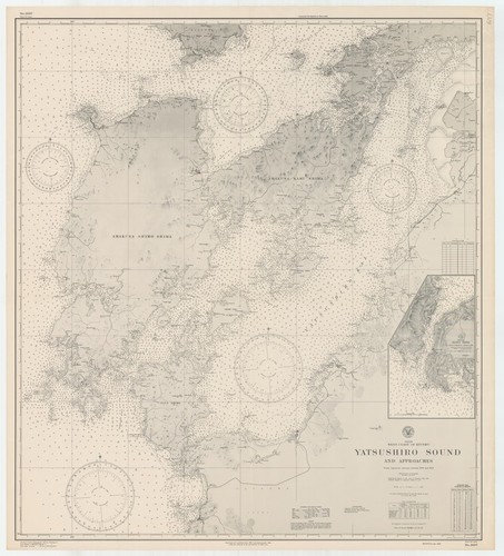 Japan : west coast of Kyushu : Yatsushiro Sound and approaches