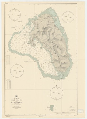 South Pacific Ocean : Fiji Islands : Ngau Island and Mambulitha Reef