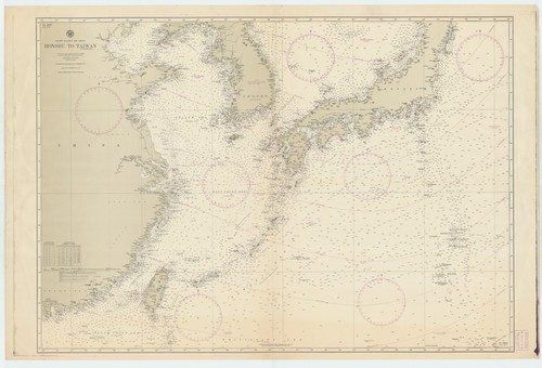 East coast of Asia : Honshu to Taiwan (Formosa)