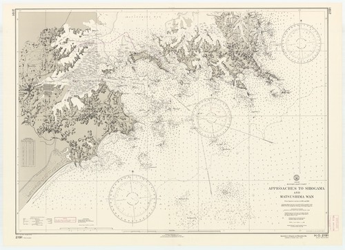 Japan : Honshu-east coast : approaches to Shiogama and Matsushima Wan