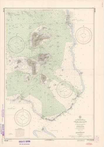 North Pacific Ocean : East Caroline Islands : Truk Islands (southeastern part)