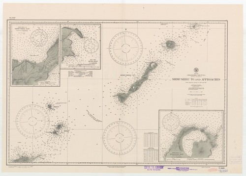 Japan : Chishima Retto (Kuril Islands) : Shimushiru To and approaches