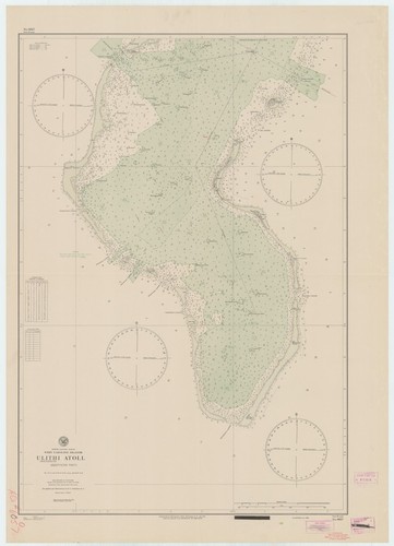 North Pacific Ocean : West Caroline Islands : Ulithi (Mackenzie) Atoll (southern part)