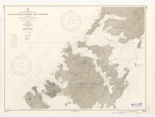 USSR-Sea of Japan : southeast coast of Siberia : Vladivostock Harbor and vicinity including Proliv Bosfor Vostochnyy