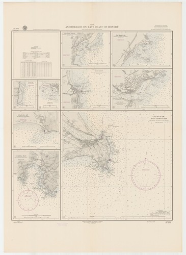 Japan : anchorages on east coast of Honshu