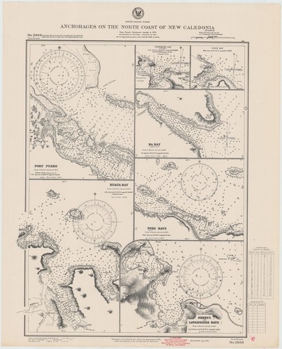 South Pacific Ocean : anchorages on the north coast of New Caledonia