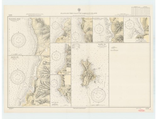 Plans on the coast of Sakhalin (Karafuto) Island