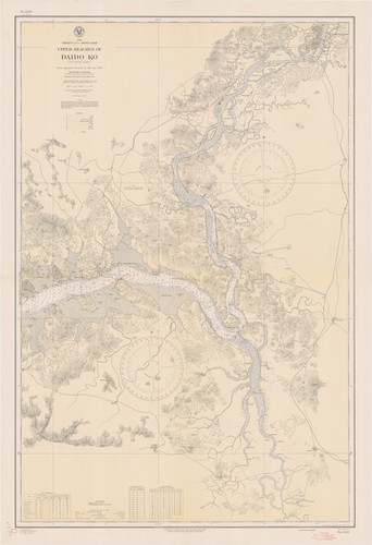 Asia : Chosen (Korea)-west coast : upper reaches of Daido Ko (Teidon Gan)