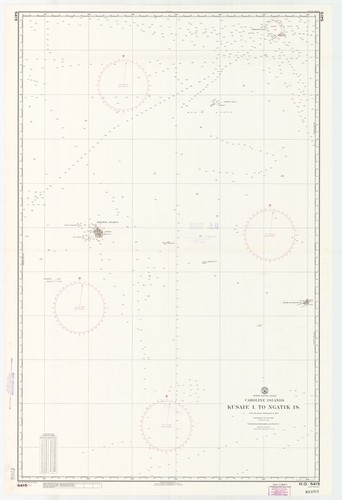 North Pacific Ocean : Caroline Islands : Kusaie I. to Ngatick Is