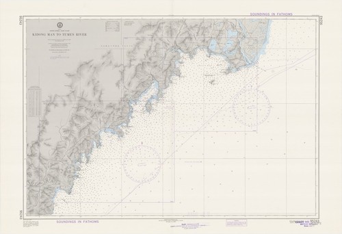 Asia : North Korea-east coast : Kidong Man to Tumen River