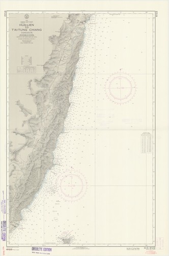 Asia : Taiwan (Formosa)-east coast : Hua-Lian to T'ai-Tung Chiang