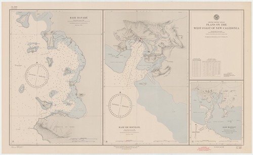 South Pacific Ocean : plans on the west coast of New Caledonia