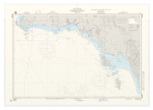 Asia : Thailand-Kampuchea : Gulf of Thailand : Ko Chuang to Ko Kut