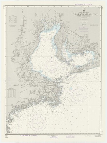 Japan : Honshu-south coast : Ise Wan and Mikawa Wan with approaches