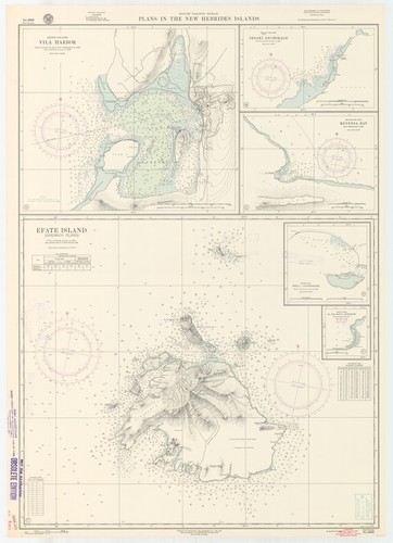 South Pacific Ocean : plans in the New Hebrides Islands