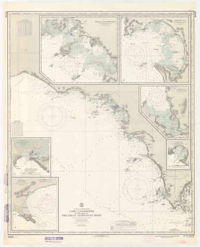 Australia-south coast : Cape Catastrophe to the head of the Great Australian Bight