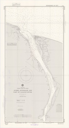 Philippines : north coast of Luzon : Aparri Anchorage and part of Cagayan River