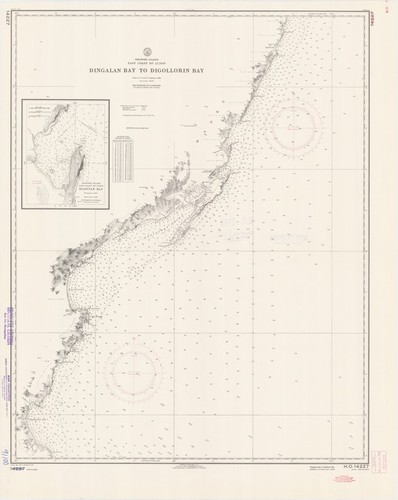 Philippine Islands : east coast of Luzon : Dingalan Bay to Digollorin Bay