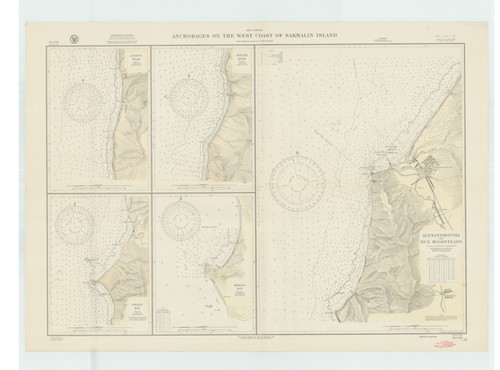 Asia-Siberia : anchorages on the west coast of Sakhalin Island