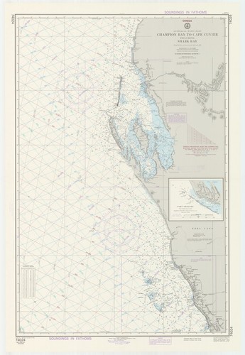 Australia-west coast : Champion Bay to Cape Cuvier including Shark Bay