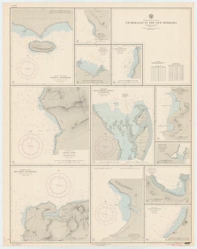 South Pacific Ocean : anchorages in the New Hebrides