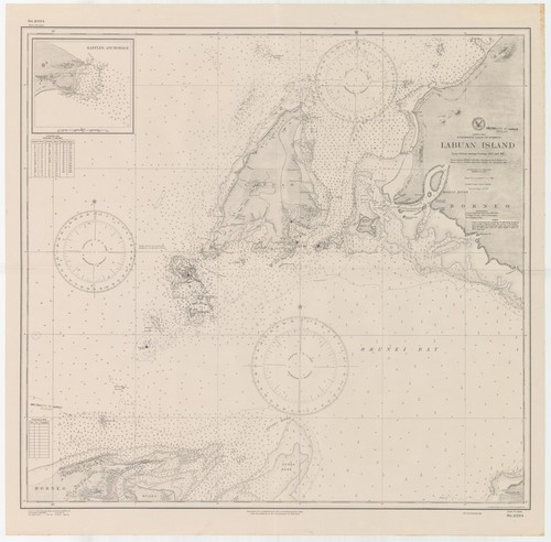 China Sea : northwest coast of Borneo : Labuan Island