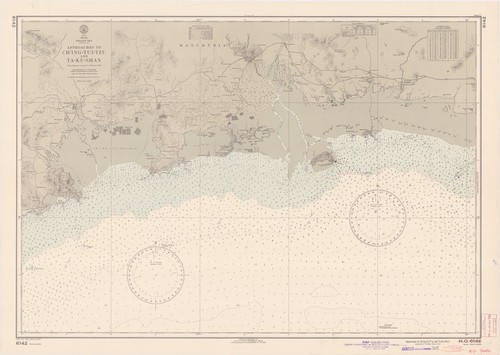 Asia : China : Yellow Sea (Hwang Hai) : approaches to Ch'ing-Tui-Tzu and Ta-Ku-Shan