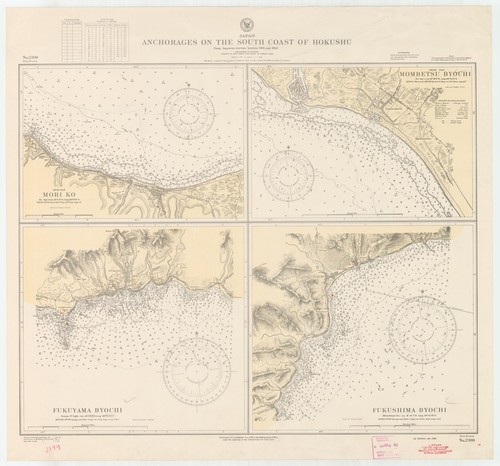 Japan : anchorages on the south coast of Hokushu