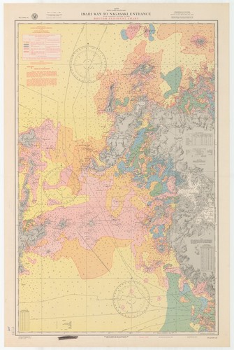 Japan : west coast of Kyushu : Imari Wan to Nagasaki entrance : bottom sediment chart