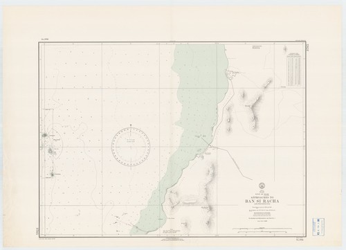 Siam : Gulf of Siam (Thailand) : approaches to Ban Si Racha (Srimaharacha)