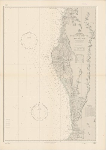 Asia : Sakhalin Island : Karafuto-west coast : Kushunnai Hakuchi to Esutoru Ko