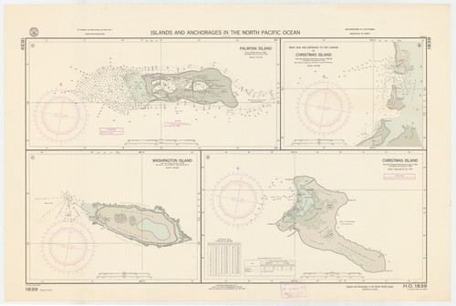 Islands and anchorages in the North Pacific Ocean