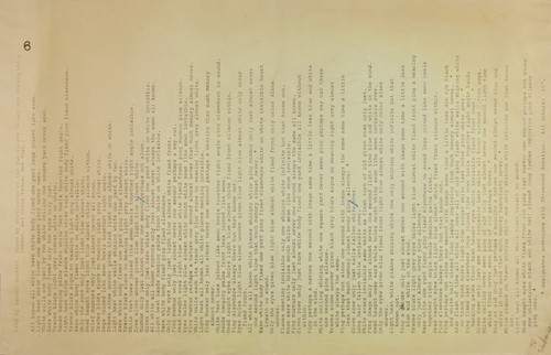 Ping: Page with Beckett text from his story Ping