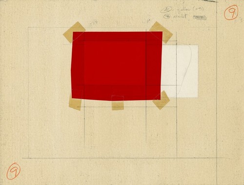 Ping: Film documentation: Rectangles of color intercut for emphasis in the film acompanying the Ping performance