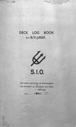 Deck Log Book