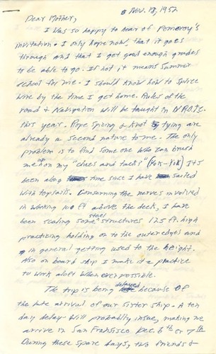 A.L.S. to his mother