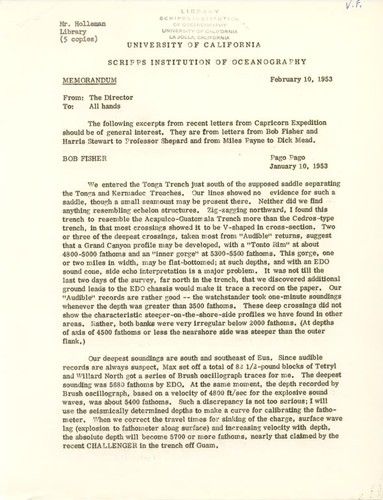 Memorandum to All Hands