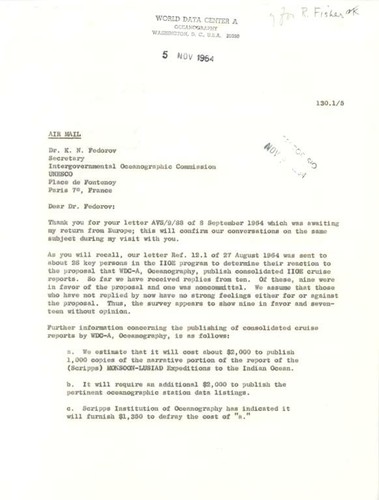 Letter to K.N. Fedorov