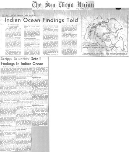 Indian Ocean Findings Told